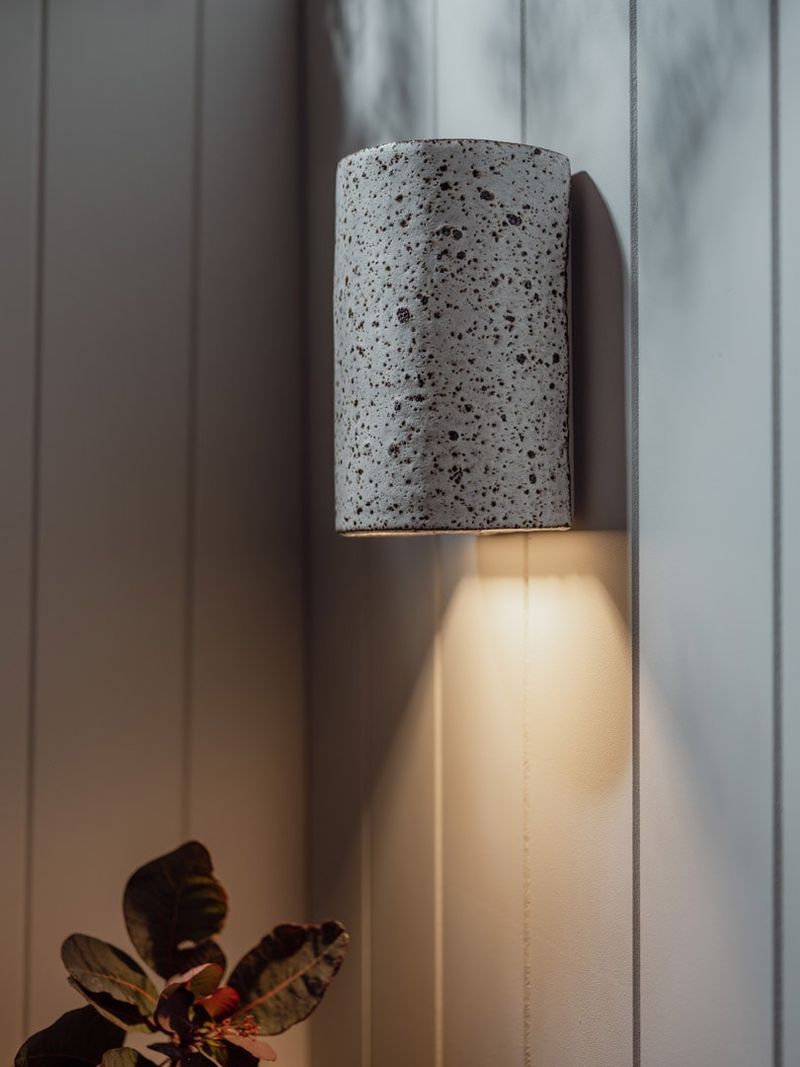 Exterior Handmade Ceramic Wall Light - Dusk