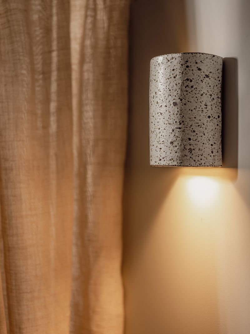 Interior Handmade Ceramic Wall Light - Dusk | Short