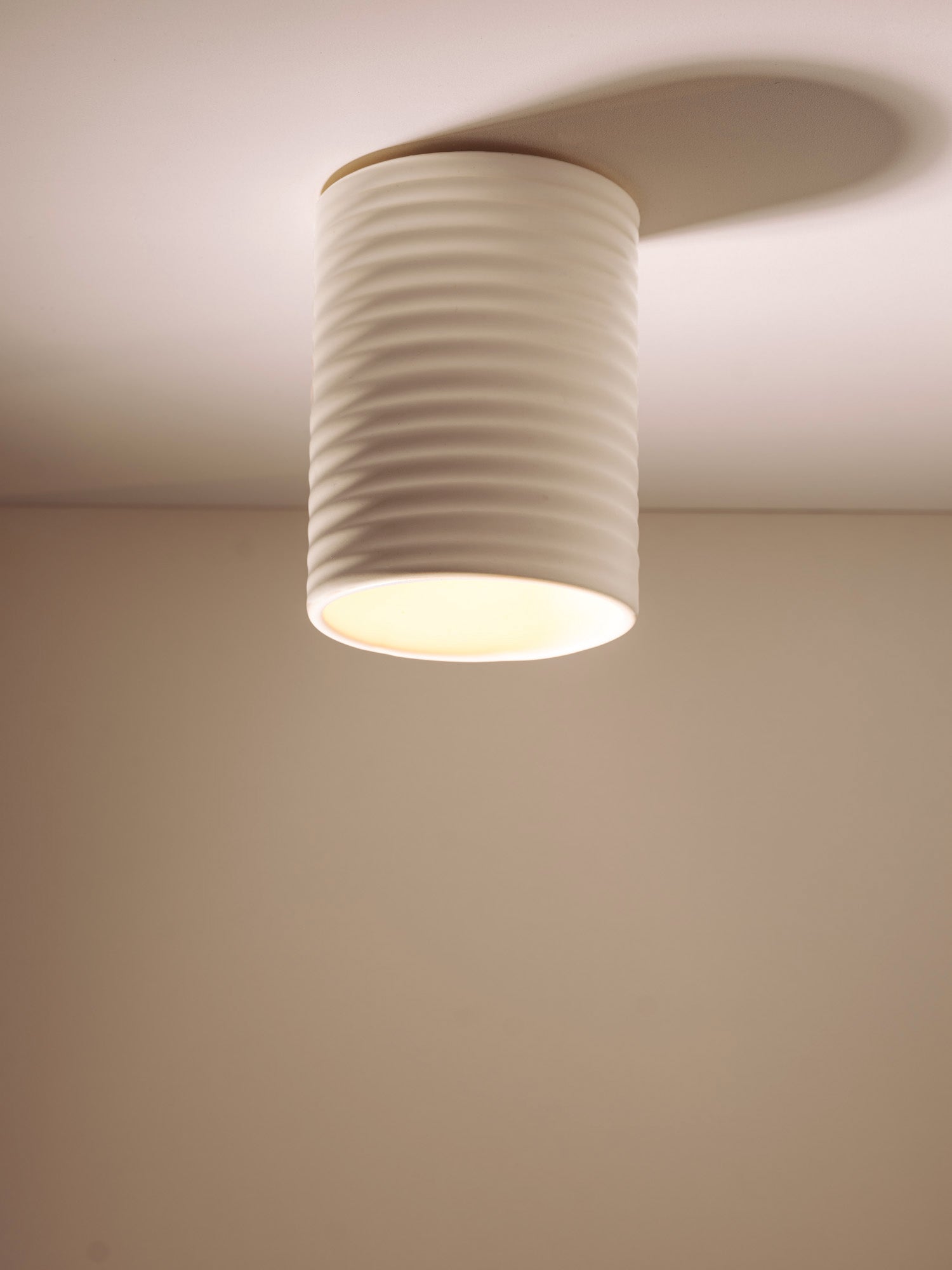 Wobbly Dawn Surface Mount Ceramic Ceiling Light