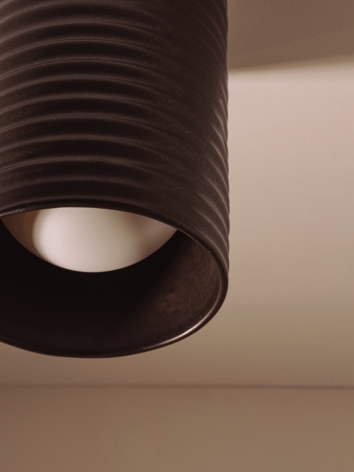Wobbly Dawn Surface Mount Ceramic Ceiling Light