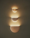Handmade Porcelain Crescent Wall Light