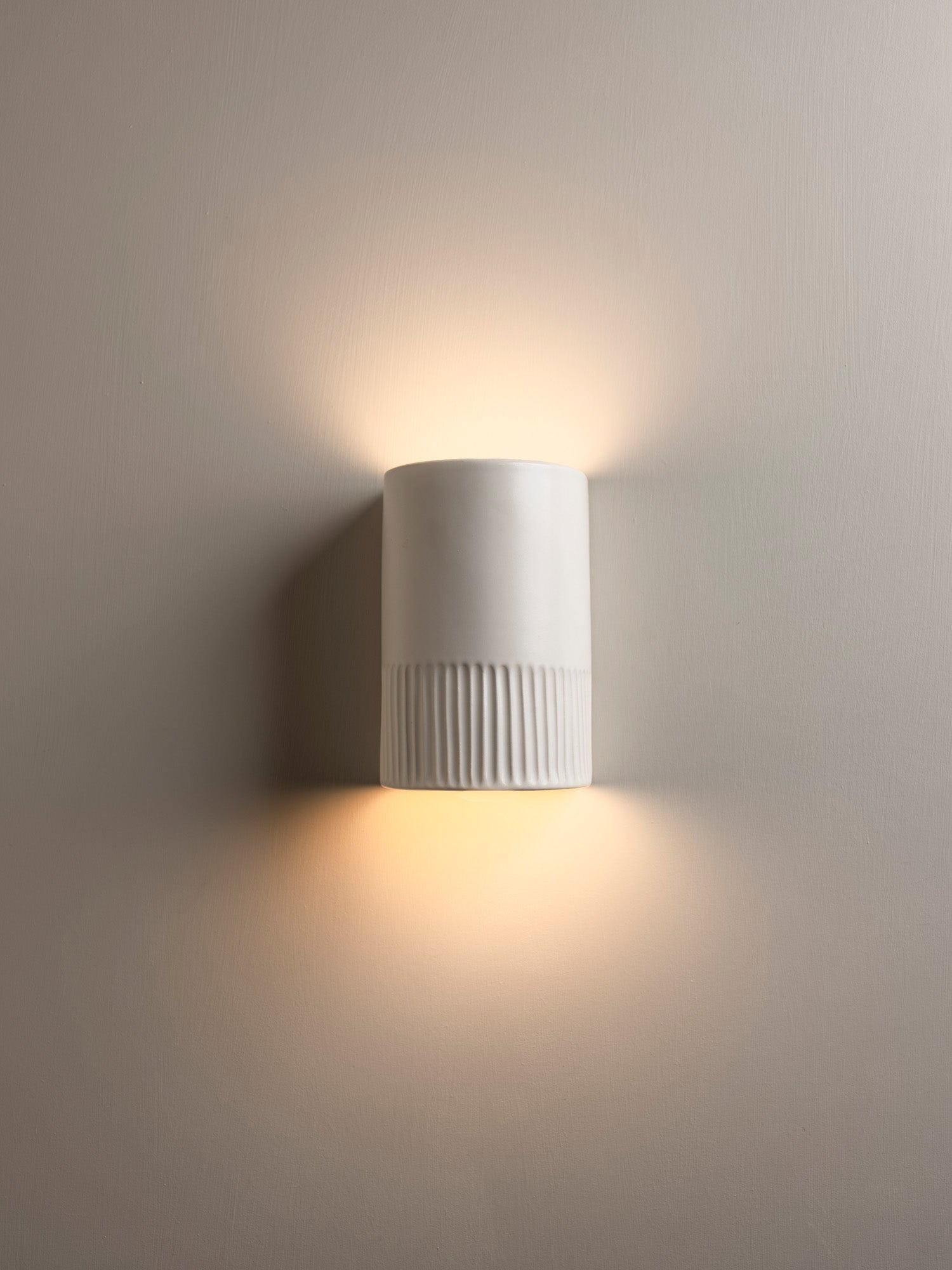 Handmade Ceramic Wall Light IP65 - Day | Short or Tall