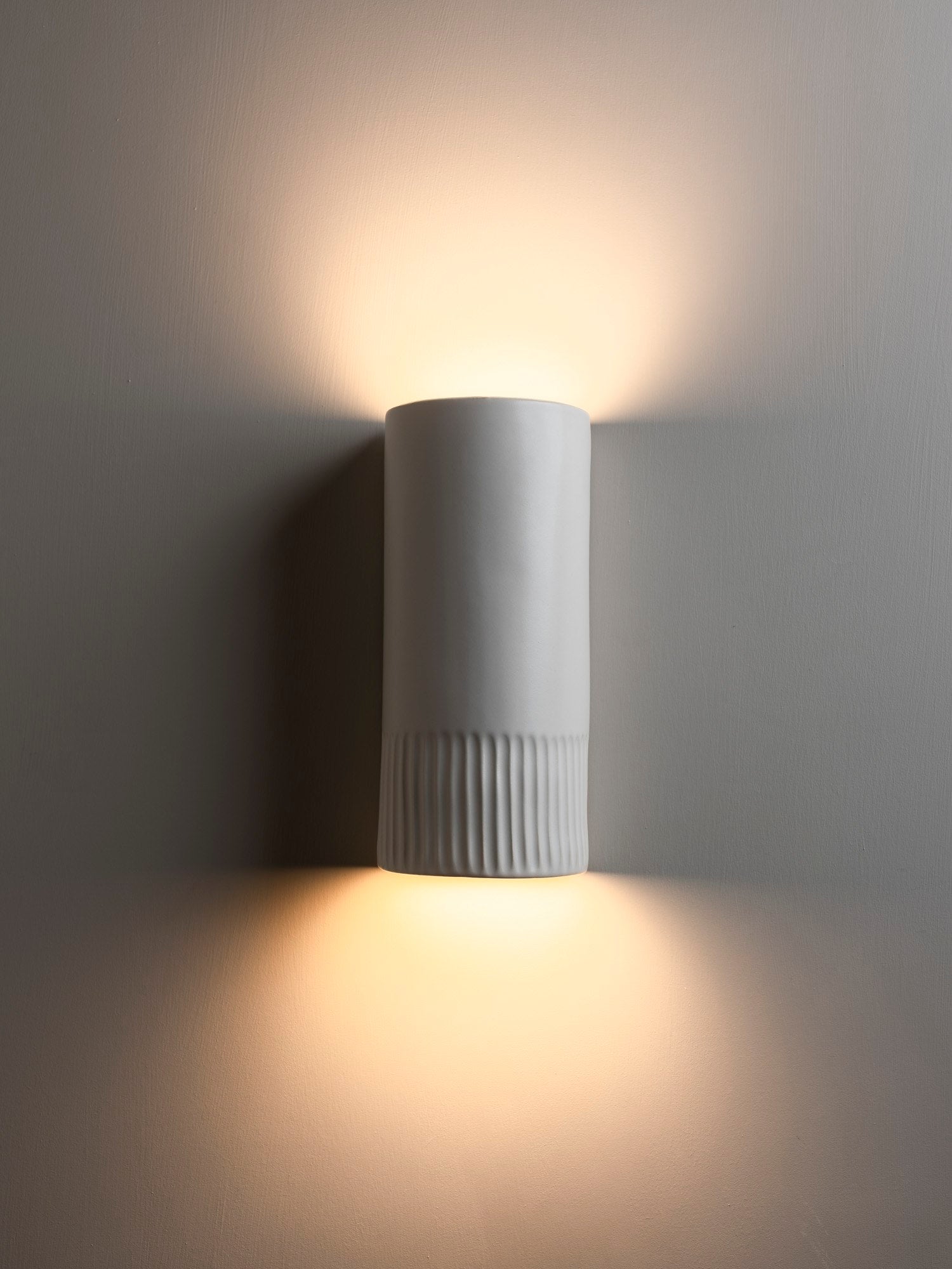 Handmade Ceramic Wall Light IP65 - Day | Short or Tall