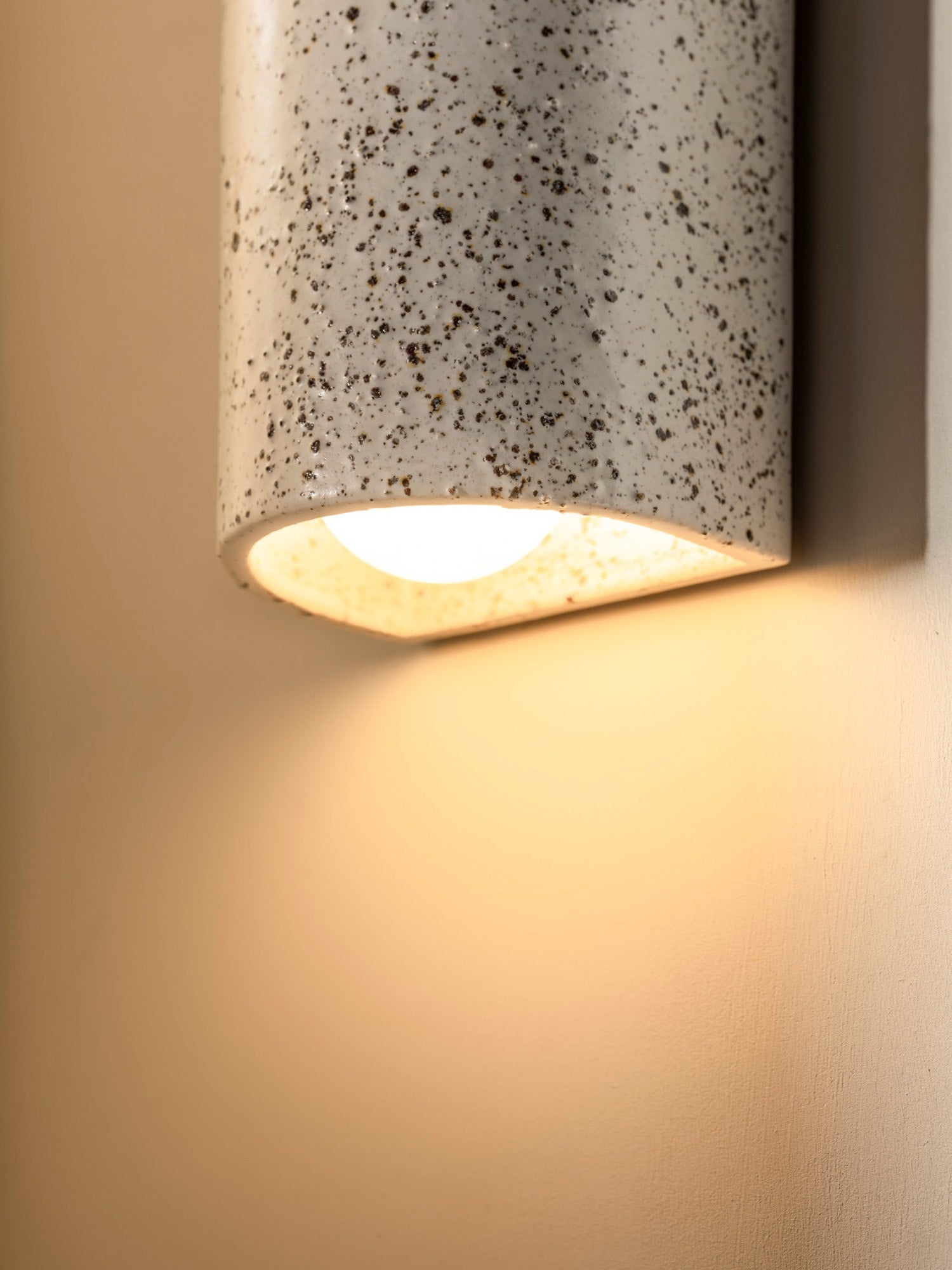 Handmade Ceramic Wall Light IP65- Dusk | Short or Tall