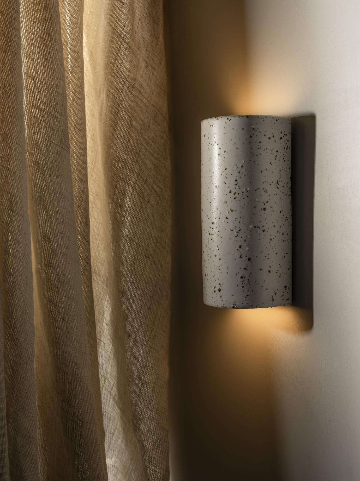 Handmade Ceramic Wall Light IP65- Dusk | Short or Tall