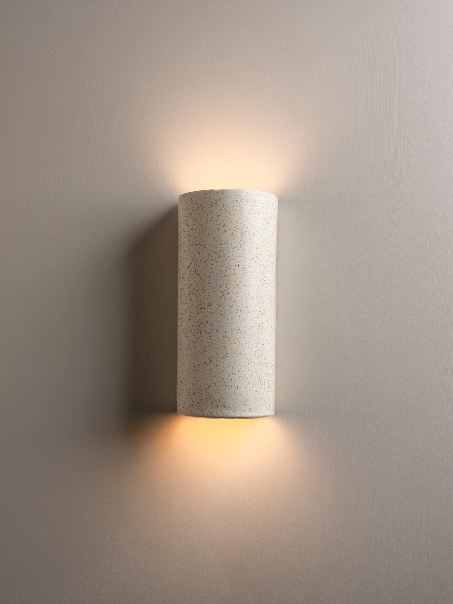 Handmade Ceramic Wall Light IP65 - Freckles | Short or Tall