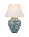 Sunburst Ceramic Table Lamp