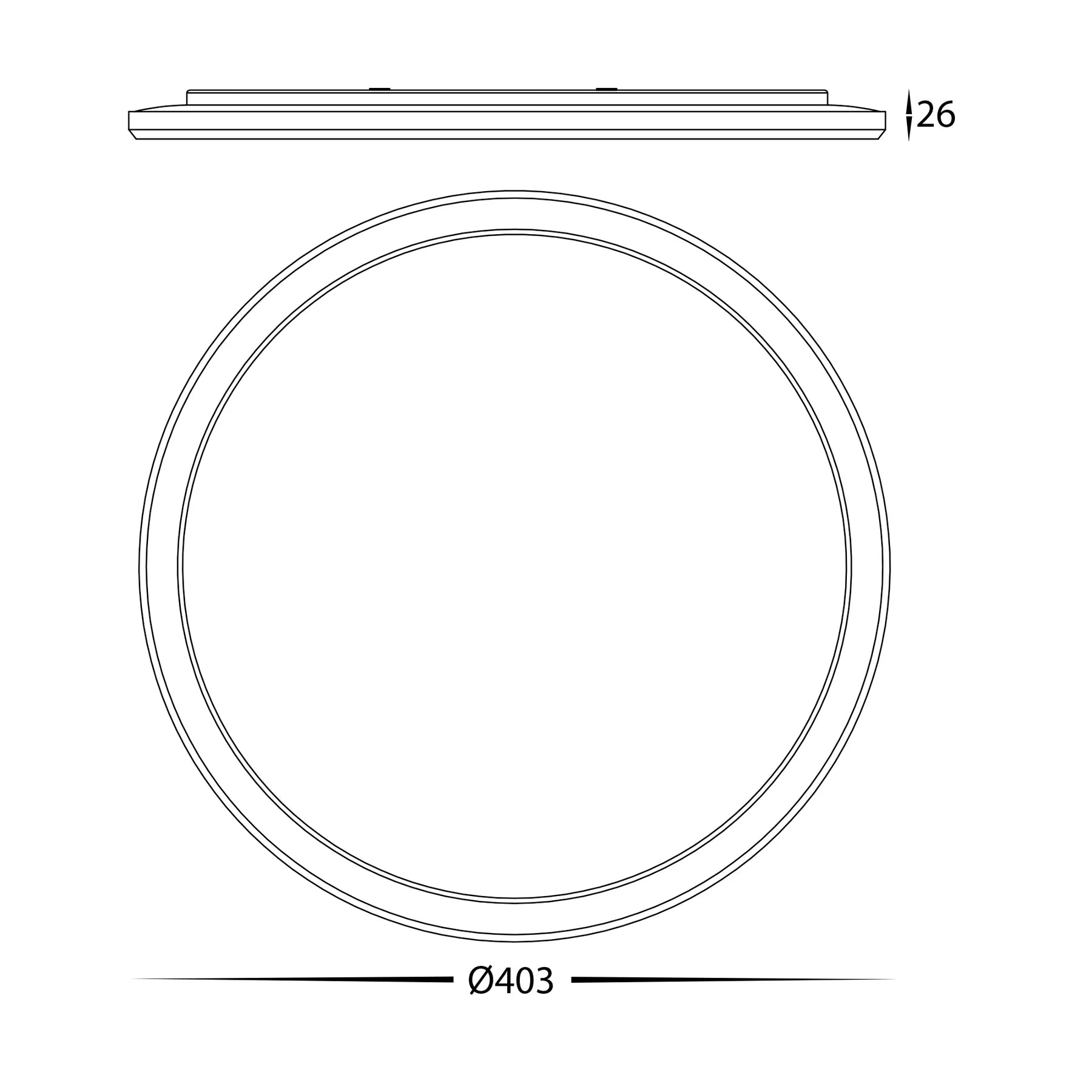 Slim Oyster Light