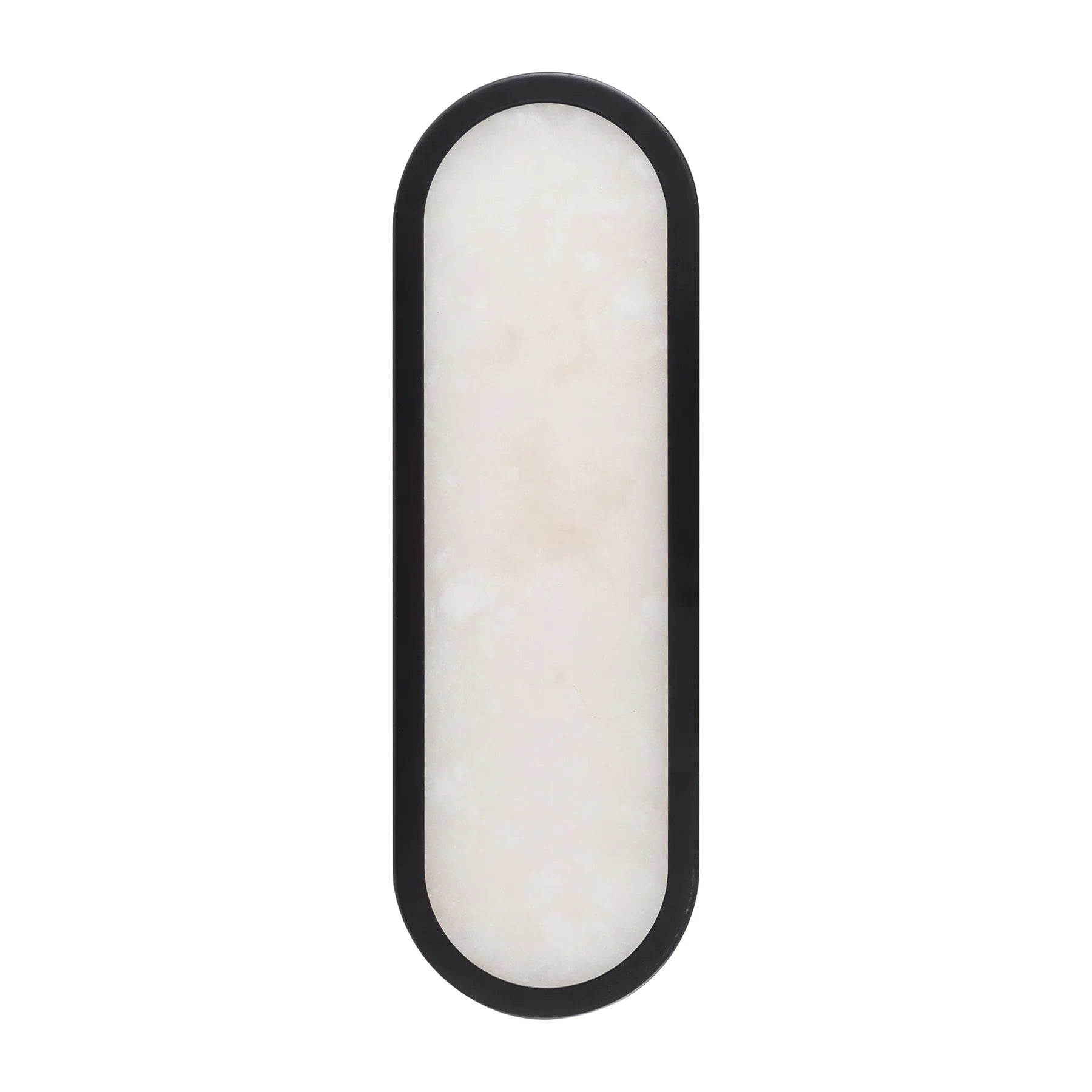 Oblong Alabaster Glass Wall Light