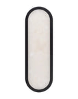 Oblong Alabaster Glass Wall Light