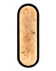 Oblong Alabaster Glass Wall Light