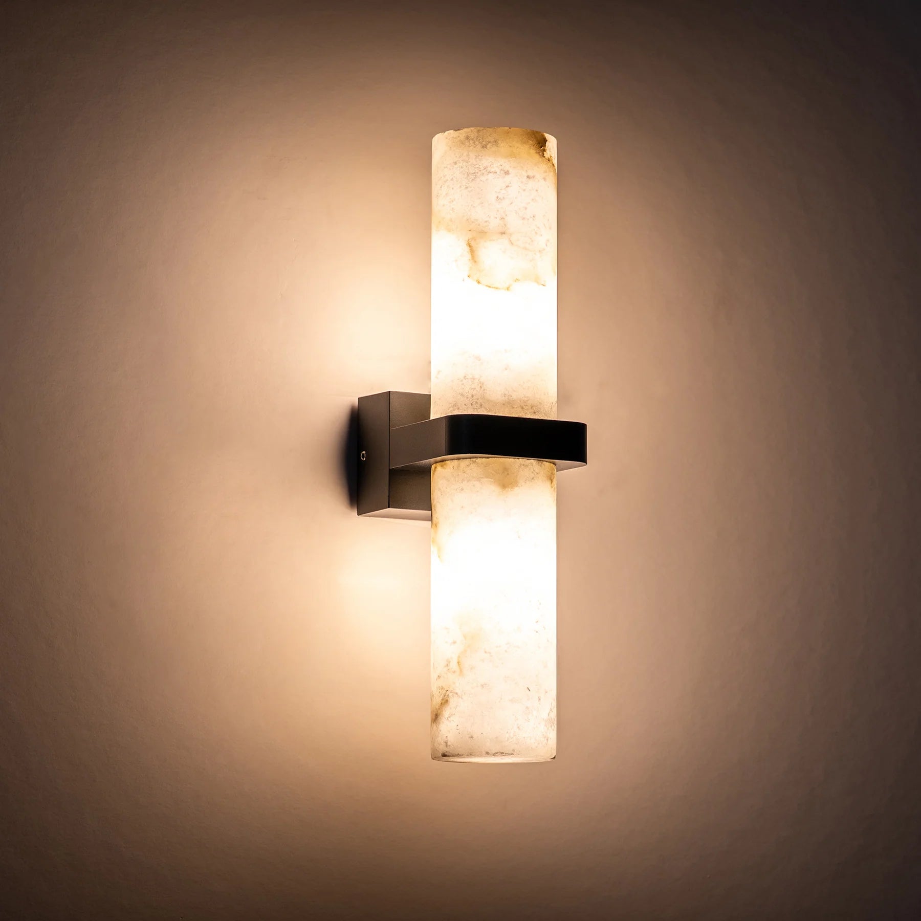 Alabaster Glass Wall Light