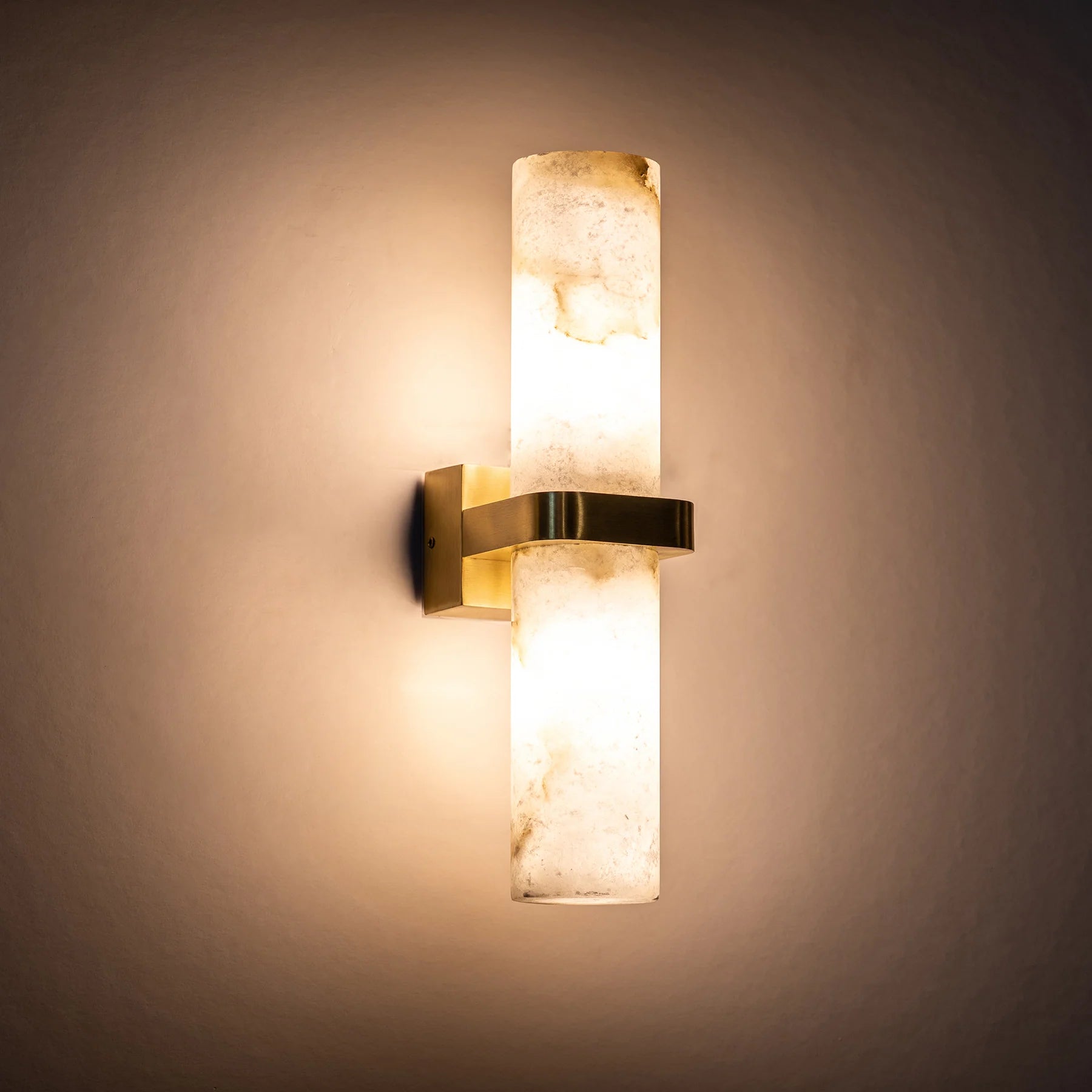 Alabaster Glass Wall Light