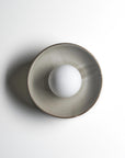 Ceramic Wall Dish Sconce Light