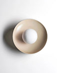 Ceramic Wall Dish Sconce Light