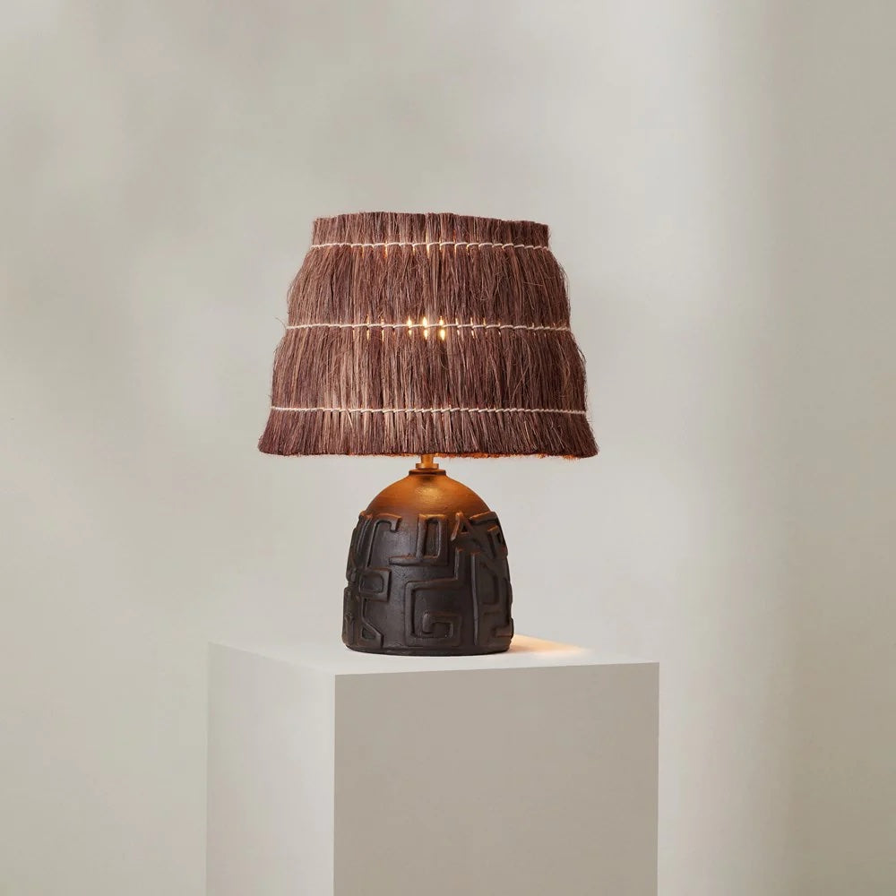 Thatched Table Lamp
