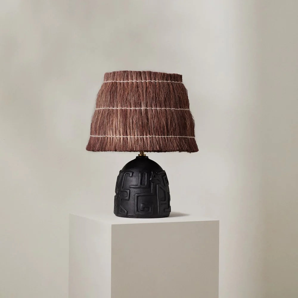 Thatched Table Lamp