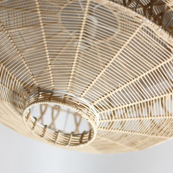 Lantern Rattan Pendant Light