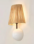 Raffia Wall Light