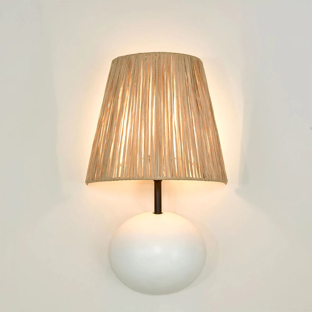 Raffia Wall Light