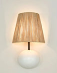 Raffia Wall Light