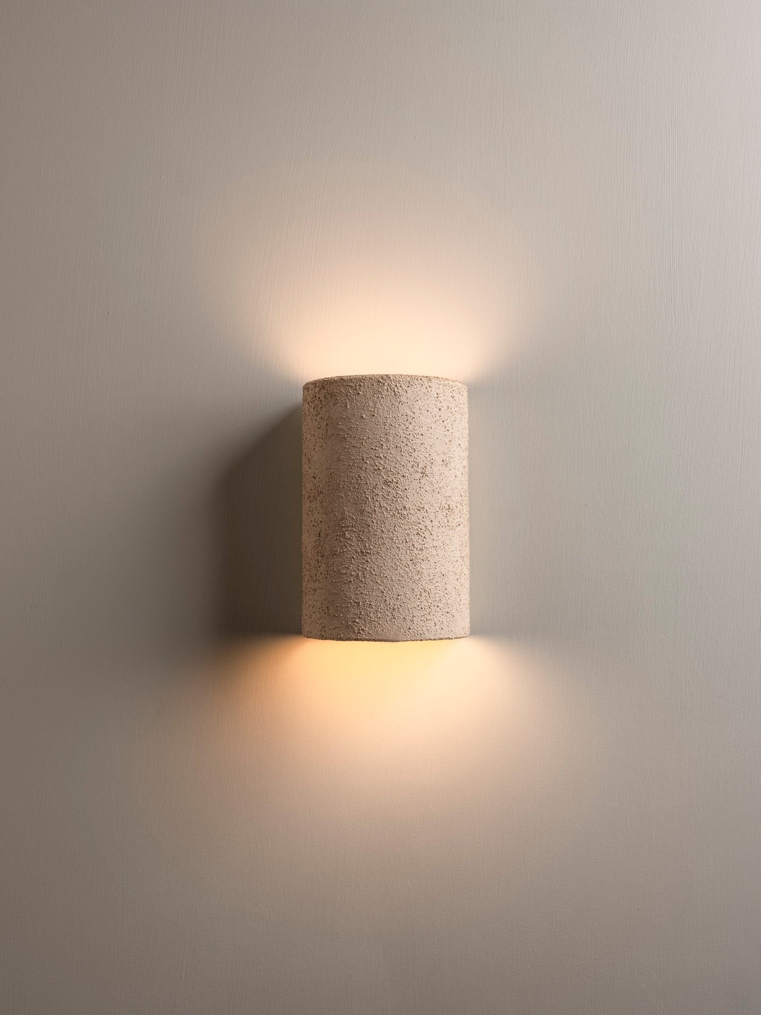 Handmade Raw Ceramic Wall Light IP65 - Nudie