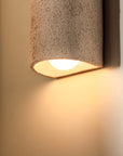 Handmade Raw Ceramic Wall Light IP65 - Nudie