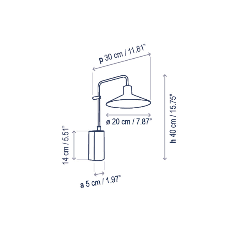 Ebony Outdoor Wall Light