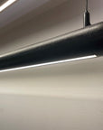 Tassie Round Timber Linear LED Pendant