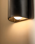Handmade Ceramic Wall Light IP65 - Slate | Short or Tall