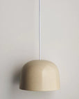 Cast Bell Ceramic Pendant