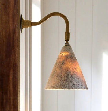 Fossil Coral Swan Wall Light