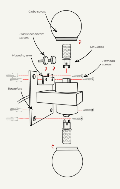Handmade Ceramic Wall Light IP65 - Potter's Choice | Dawn Short