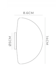 Dome Mirror Wall Light