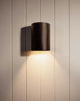 Exterior Handmade Ceramic Wall Light - Slate | Short