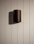 Exterior Handmade Ceramic Wall Light - Slate | Short