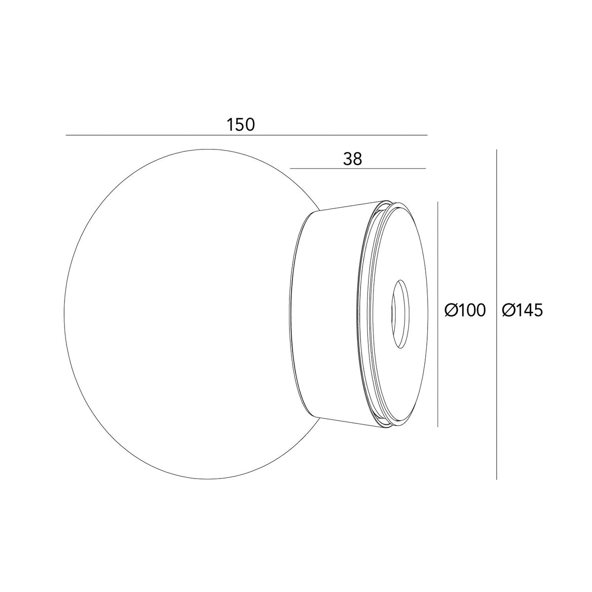 Sphera Wall Light IP65