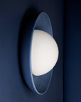 Handmade Porcelain Mani Wide Sconce