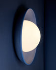 Handmade Porcelain Mani Wide Sconce