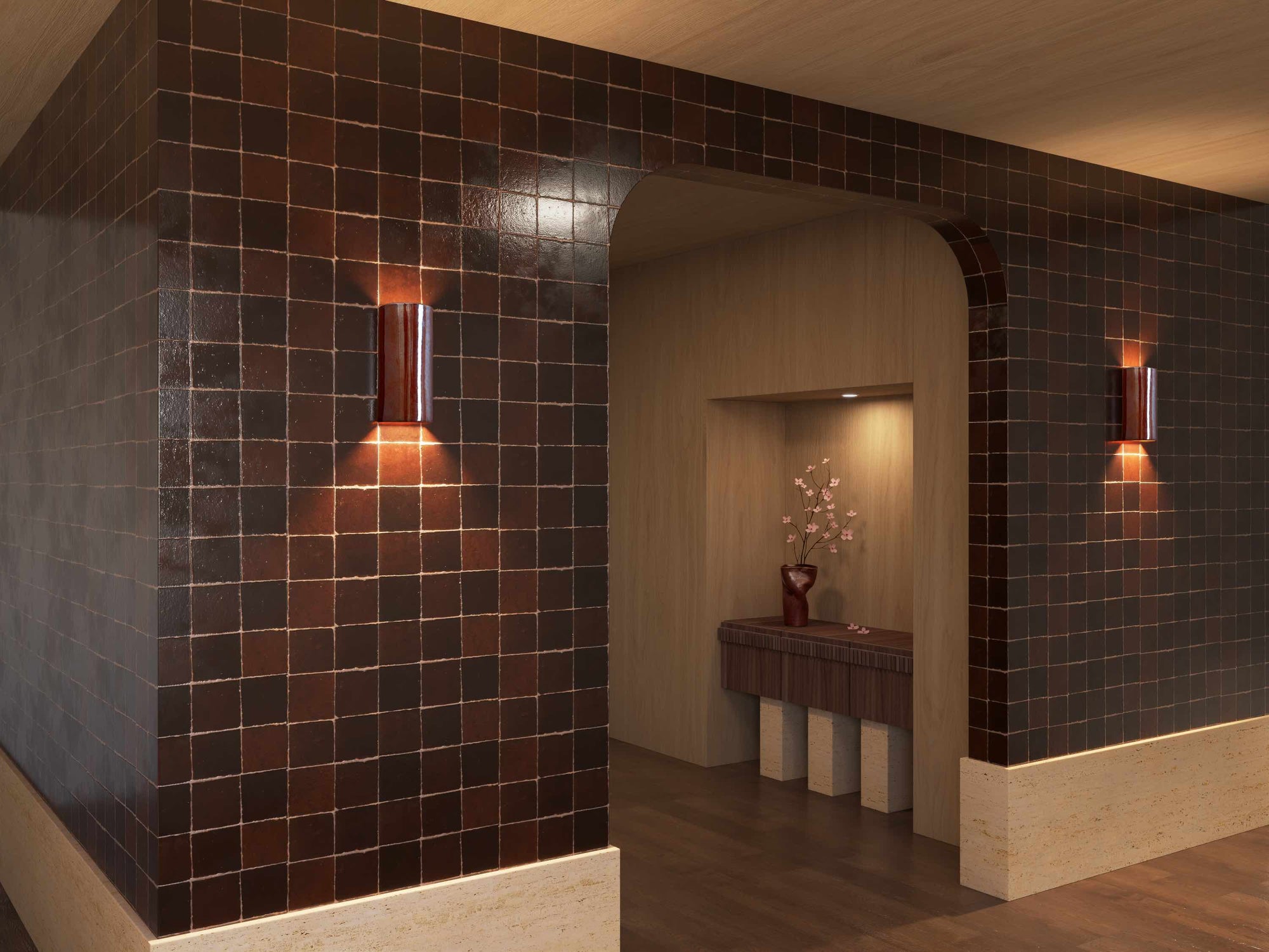 Handmade Ceramic Wall Light IP65 - Potter's Choice | Day Tall