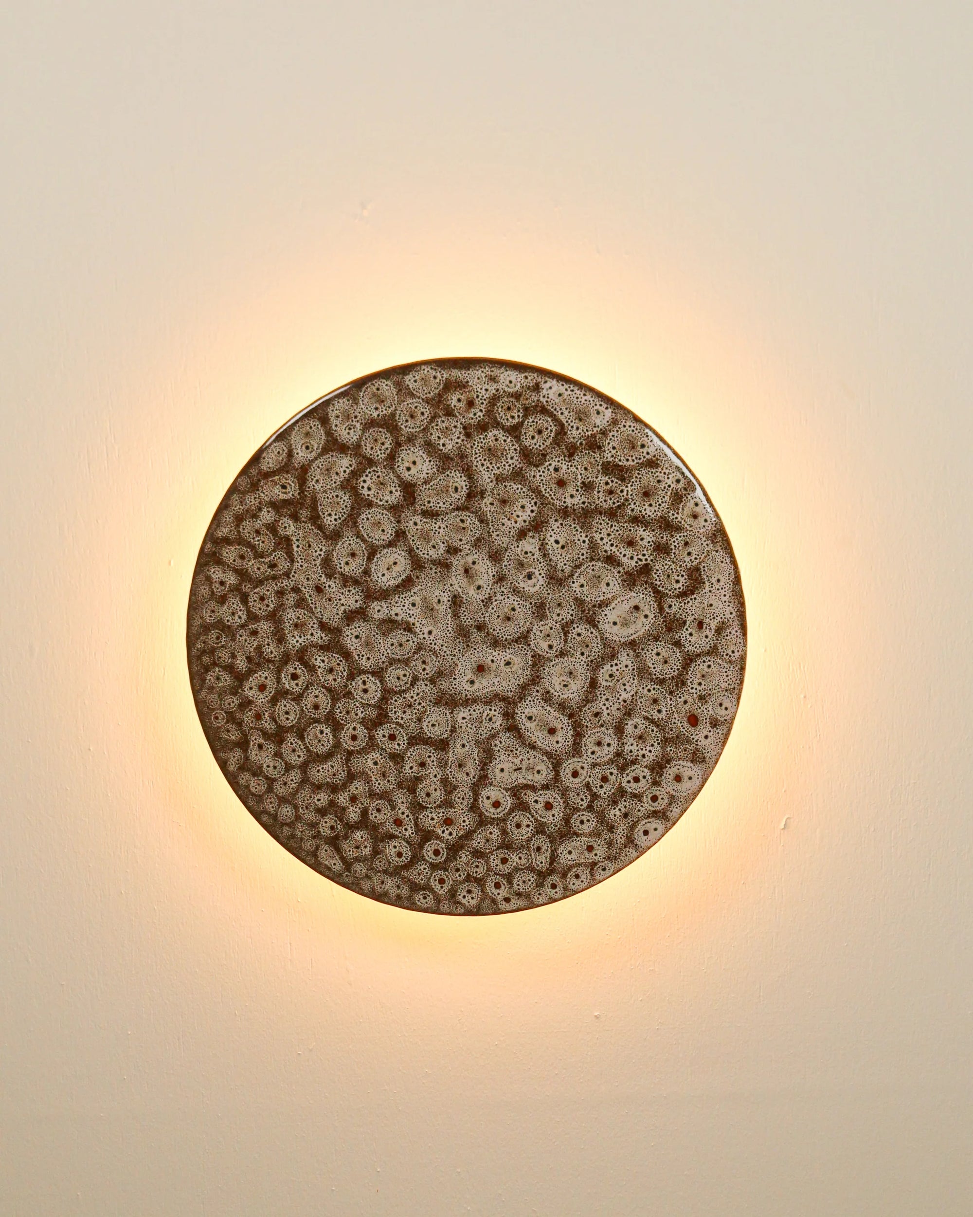 Ceramic Disc Wall Light