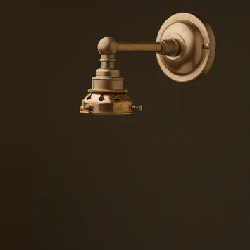 Concrete Straight Arm Wall Light