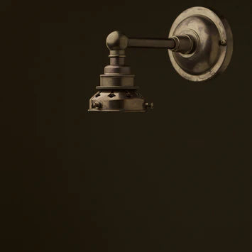 Concrete Straight Arm Wall Light