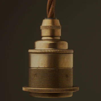 Concrete Large Wide Bowl Pendant