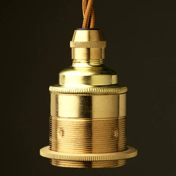 Concrete Large Wide Bowl Pendant