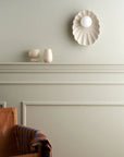 Ceramic Wall Oyster Sconce Light