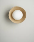 Ceramic Wall Bowl Sconce Light