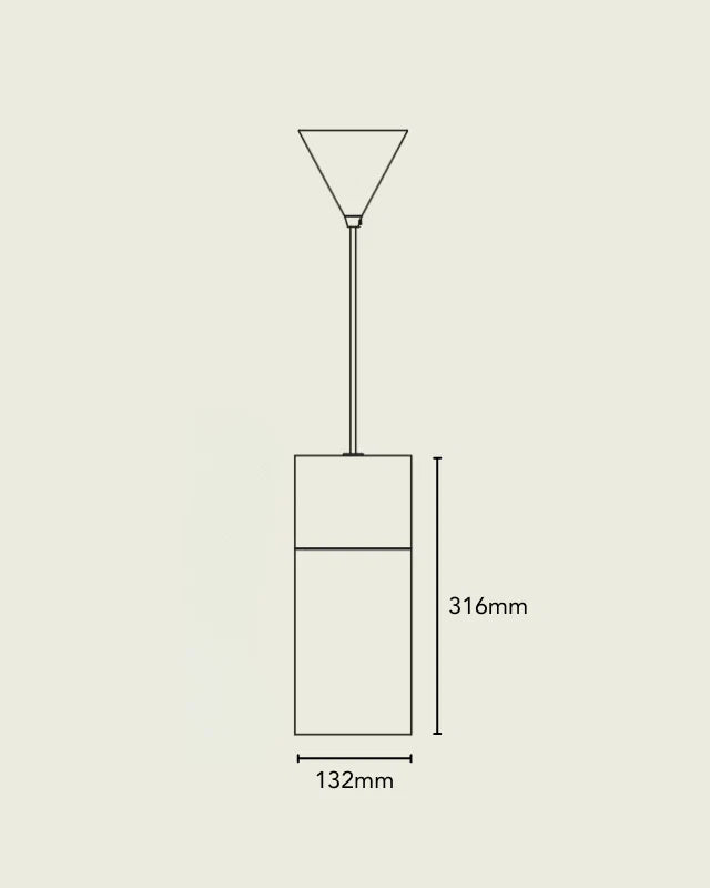 Terra Hanging Pendant|Two Piece
