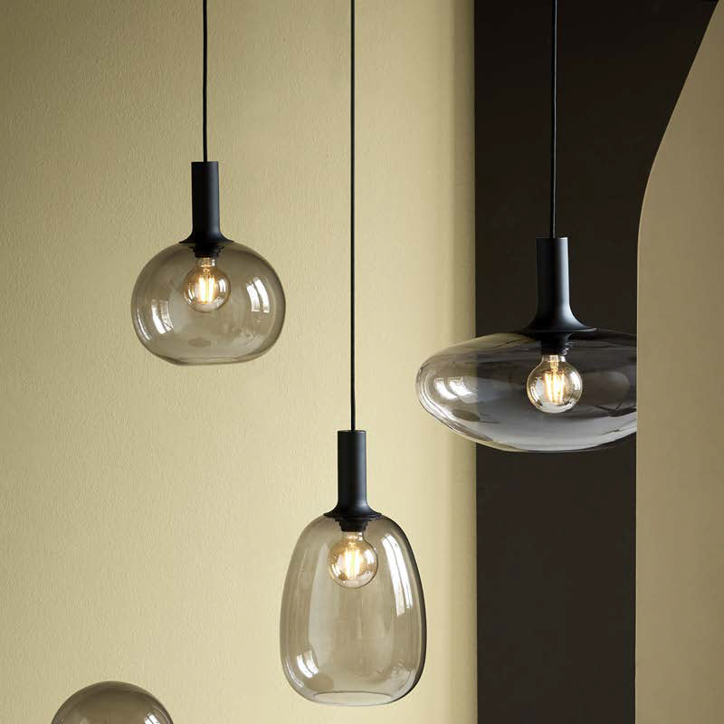 Altina Smoke Glass Pendant Light