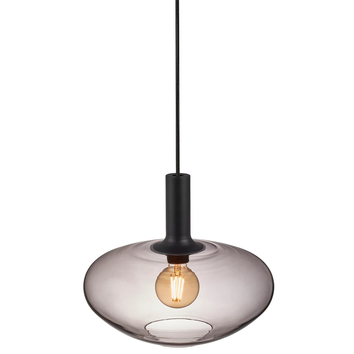 Altina Smoke Glass Pendant Light